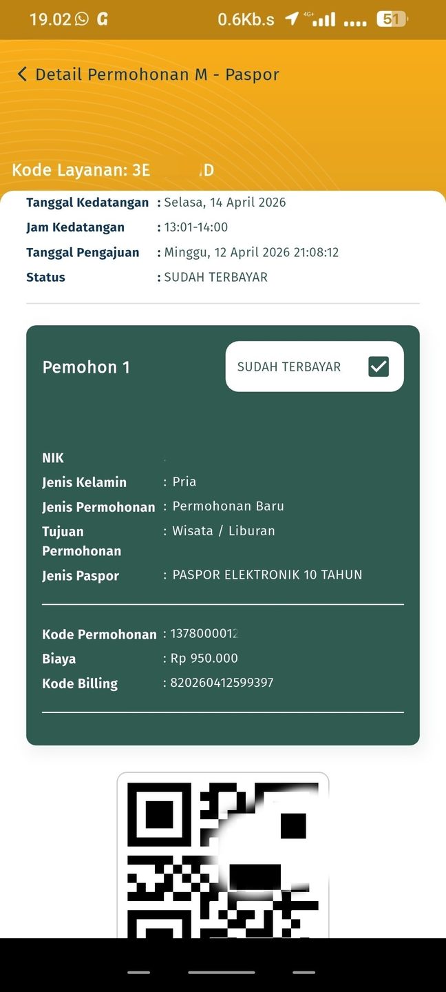 Cuplikan aplikasi M-Paspor 7 dari 7